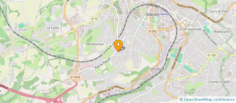 localisation de l'entreprise MONSIEUR GIANNI VICARI  VOIRON