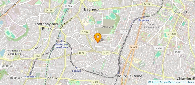 localisation de l'entreprise MONSIEUR GIANNI ZACORE à BAGNEUX