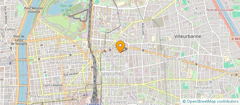 localisation de l'entreprise MONSIEUR GIANNIS GAZARIAN  VILLEURBANNE