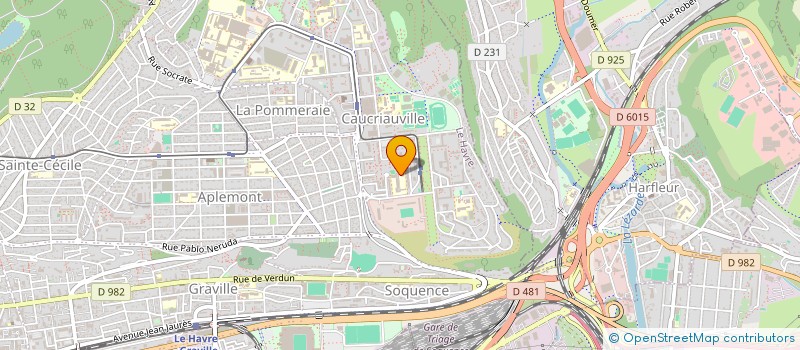 localisation de l'entreprise MONSIEUR GIANNY GERCIN à LE HAVRE