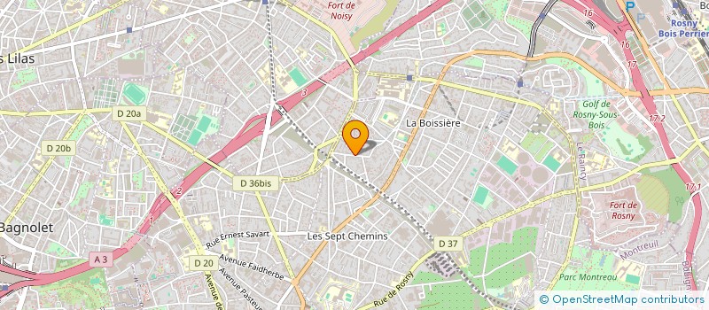 localisation de l'entreprise MONSIEUR GIANNY HECHES à MONTREUIL