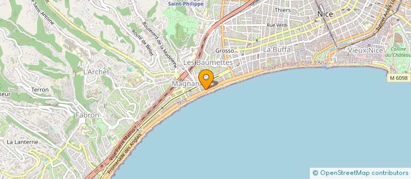 localisation de l'entreprise MONSIEUR GIANPIERO CUCCI à NICE