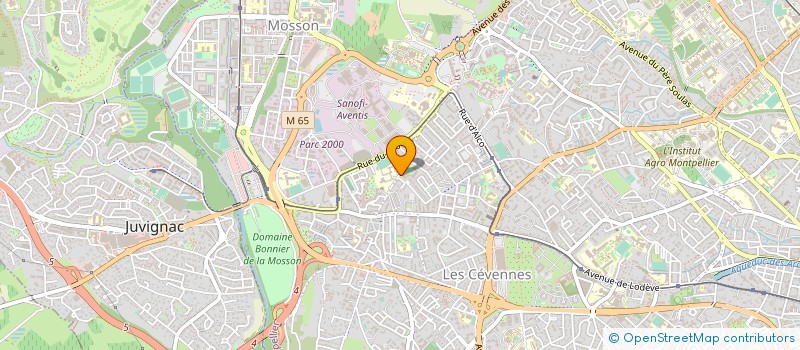 localisation de l'entreprise MONSIEUR GIANY MAHOUVE à MONTPELLIER