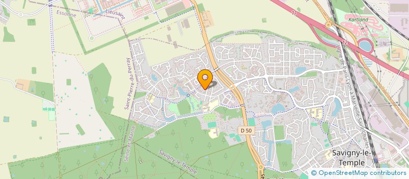 localisation de l'entreprise MONSIEUR GIANY NGULA MICHA  SAVIGNY-LE-TEMPLE
