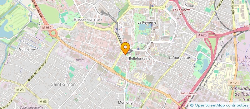 localisation de l'entreprise MONSIEUR GIAS CHOWDHURY  TOULOUSE