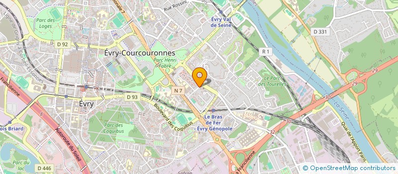 localisation de l'entreprise MONSIEUR GIAS UDDIN à EVRY-COURCOURONNES