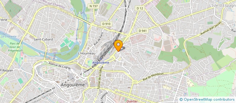 localisation de l'entreprise MONSIEUR GIBERT DENIS à ANGOULEME