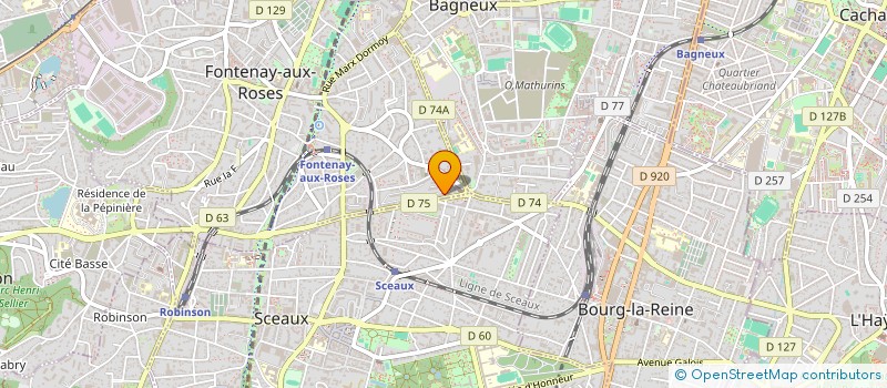 localisation de l'entreprise MONSIEUR GIBRIL AHAMED à FONTENAY-AUX-ROSES