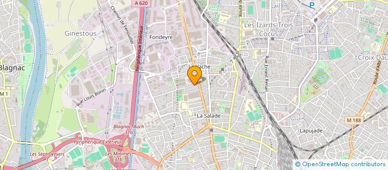 localisation de l'entreprise MONSIEUR GIBRIL BA  TOULOUSE
