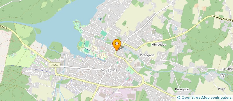 localisation de l'entreprise MONSIEUR GIBRIL BENARFA  SOUSTONS