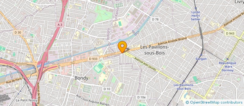 localisation de l'entreprise MONSIEUR GICA LADARU à LES PAVILLONS-SOUS-BOIS