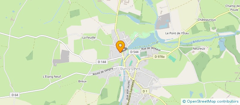 localisation de l'entreprise MONSIEUR GICA VASILE STAN  LURCY-LEVIS