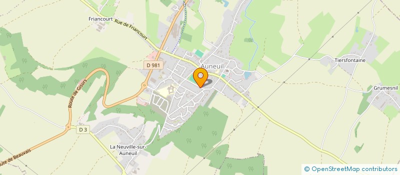 localisation de l'entreprise MONSIEUR GIGEL IARCA  AUNEUIL