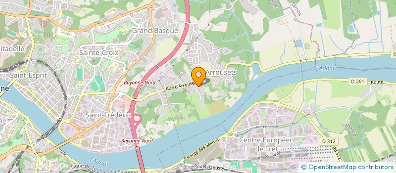 localisation de l'entreprise MONSIEUR GIGI PATRIANCA à BAYONNE