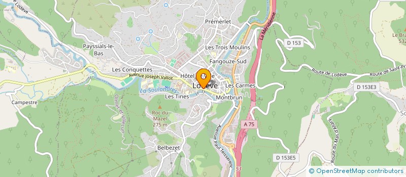 localisation de l'entreprise MONSIEUR GIJS FERMIE  LODEVE