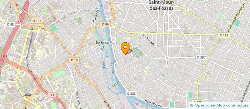 localisation de l'entreprise MONSIEUR GIL BOU MOUJAHED  SAINT-MAUR-DES-FOSSES