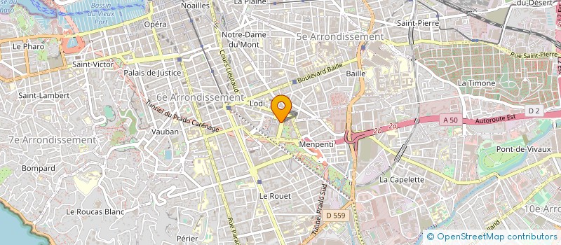 localisation de l'entreprise MONSIEUR GIL BOULOUDNINE à MARSEILLE
