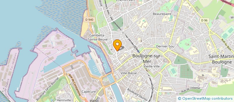 localisation de l'entreprise MONSIEUR GIL BOURGUIGNON à BOULOGNE-SUR-MER