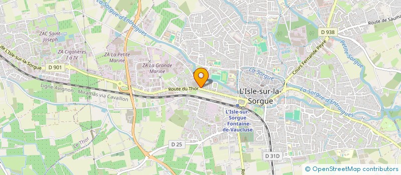 localisation de l'entreprise MONSIEUR GIL CENTRACCHIO  L'ISLE-SUR-LA-SORGUE