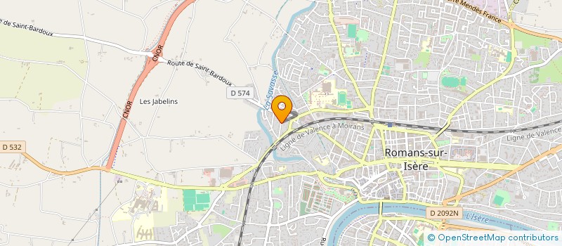 localisation de l'entreprise MONSIEUR GIL CORBIN  ROMANS-SUR-ISERE