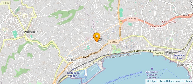 localisation de l'entreprise MONSIEUR GIL DECARLI à VALLAURIS