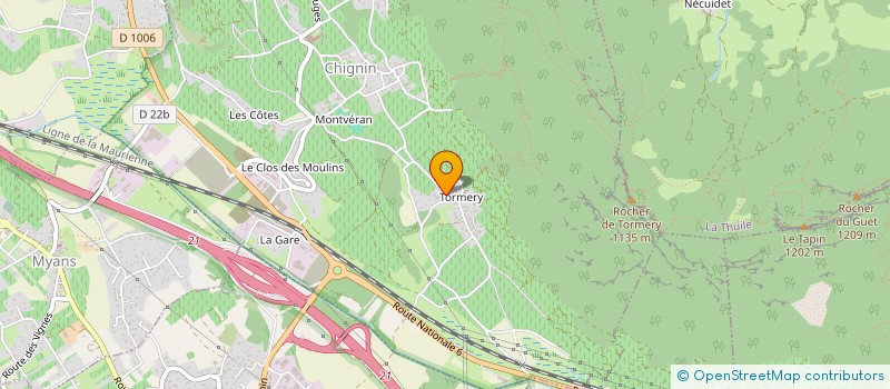 localisation de l'entreprise MONSIEUR GIL FERNANDES MACHADO  CHIGNIN