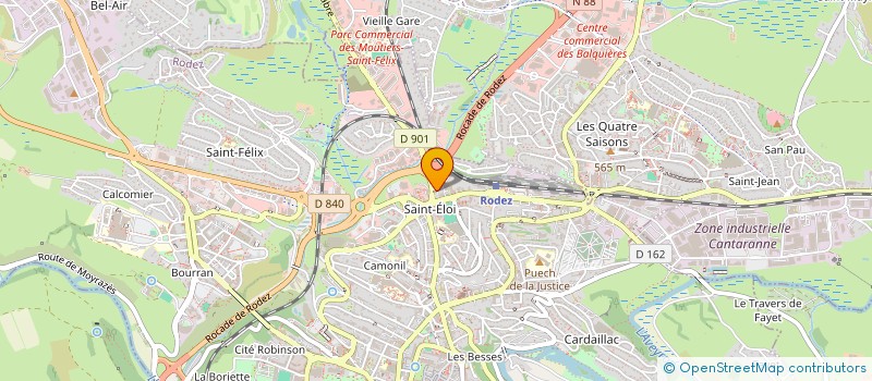 localisation de l'entreprise MONSIEUR GIL FRAYSSINOUS à RODEZ