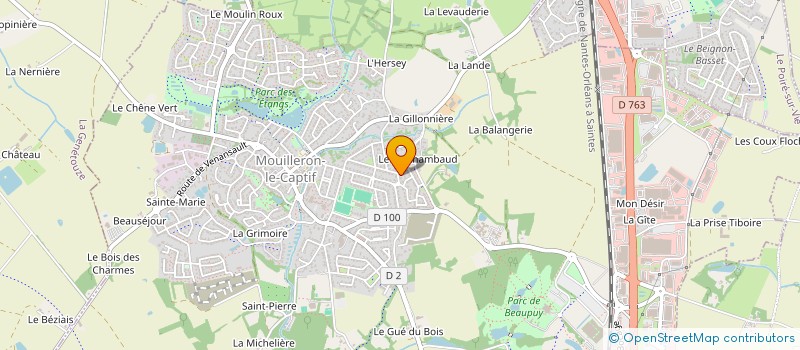 localisation de l'entreprise MONSIEUR GIL GEOFFROY  MOUILLERON-LE-CAPTIF