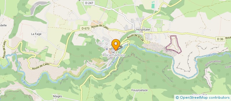 localisation de l'entreprise MONSIEUR GIL GIRARD  ROCAMADOUR
