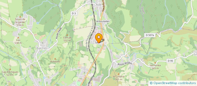 localisation de l'entreprise MONSIEUR GIL GROSJEAN  LOURDES