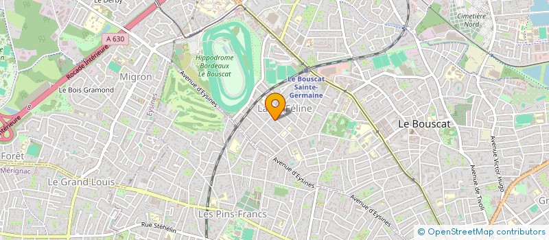 localisation de l'entreprise MONSIEUR GIL HARDY  LE BOUSCAT