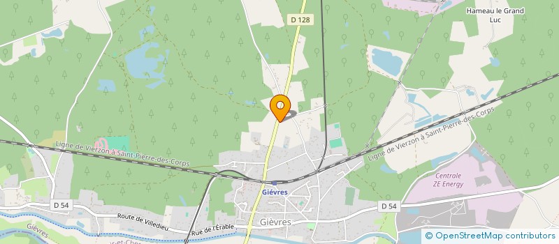 localisation de l'entreprise MONSIEUR GIL JEAN JOE SANDRE  GIEVRES