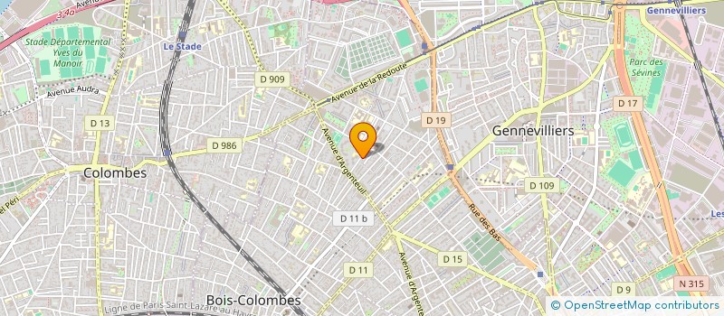 localisation de l'entreprise MONSIEUR GIL LE COCGUEN à ASNIERES-SUR-SEINE