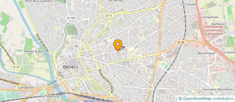 localisation de l'entreprise MONSIEUR GIL MIGLIARINI à BEZIERS