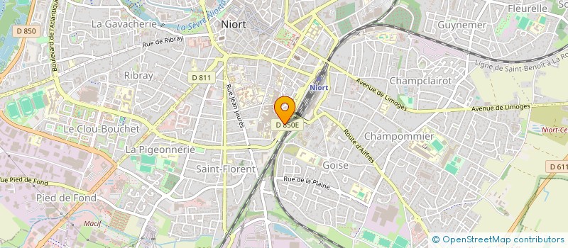 localisation de l'entreprise MONSIEUR GIL PEBAYLE  NIORT