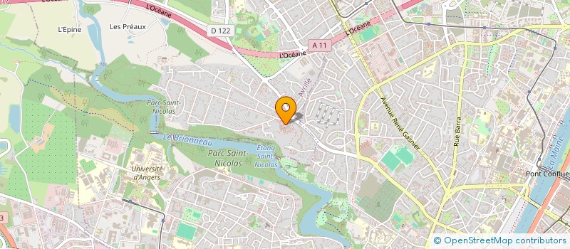 localisation de l'entreprise MONSIEUR GIL PERRIN  AVRILLE