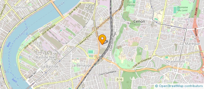 localisation de l'entreprise MONSIEUR GIL PINEAU  CENON