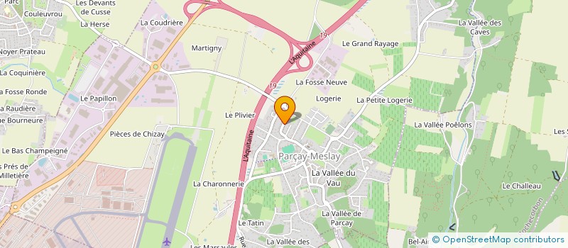 localisation de l'entreprise MONSIEUR GIL PREZELIN  PARCAY-MESLAY