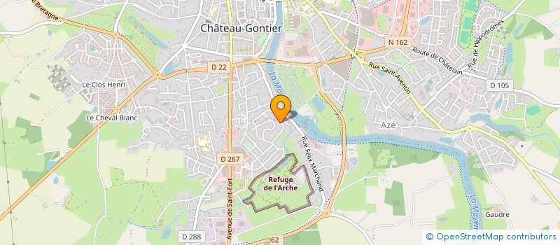 localisation de l'entreprise MONSIEUR GIL RAMBAUD  CHATEAU-GONTIER-SUR-MAYENNE