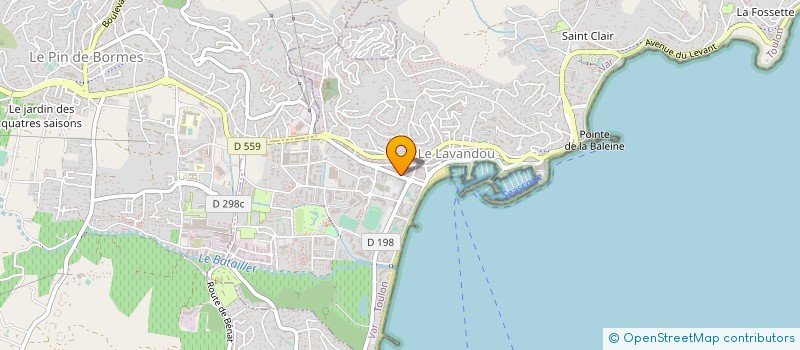 localisation de l'entreprise MONSIEUR GIL RATTALINO à LE LAVANDOU