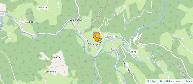 localisation de l'entreprise MONSIEUR GIL REYNAUD  LATOUILLE-LENTILLAC