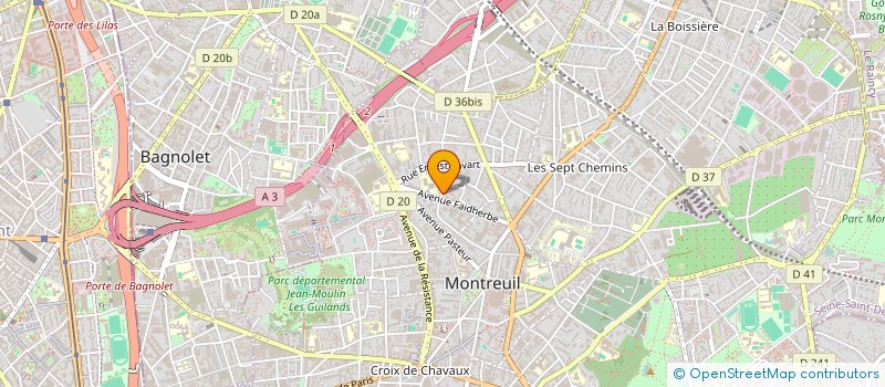 localisation de l'entreprise MONSIEUR GIL SAVOY à MONTREUIL