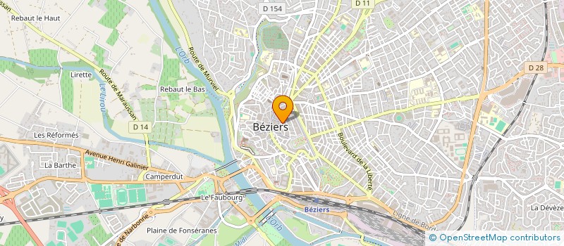 localisation de l'entreprise MONSIEUR GIL VIDAL à BEZIERS