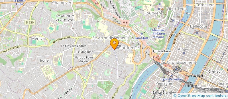localisation de l'entreprise MONSIEUR GILBERT ABRIC à LYON