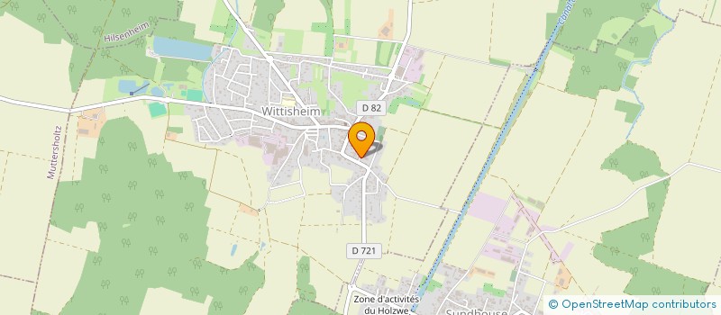 localisation de l'entreprise MONSIEUR GILBERT ACKERMANN  WITTISHEIM