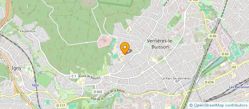 localisation de l'entreprise MONSIEUR GILBERT AJAVON à VERRIERES-LE-BUISSON