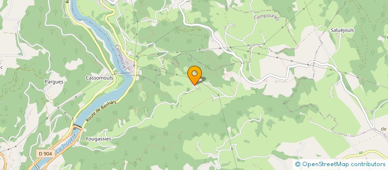 localisation de l'entreprise MONSIEUR GILBERT ALARY  ENTRAYGUES-SUR-TRUYERE