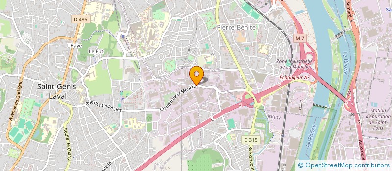 localisation de l'entreprise MONSIEUR GILBERT ALLARD  SAINT-GENIS-LAVAL