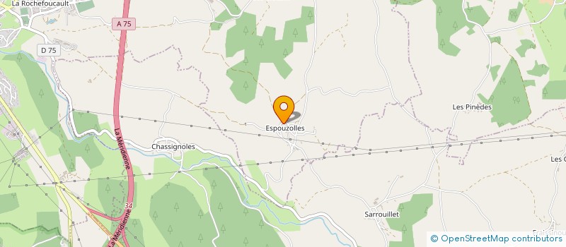 localisation de l'entreprise MONSIEUR GILBERT AMARGER  SAINT CHELY D'APCHER