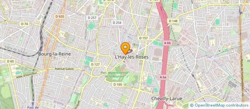 localisation de l'entreprise MONSIEUR GILBERT ANCELLIN à L'HAY-LES-ROSES